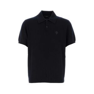 Gucci Men Midnight Blue Cashmere Polo Shirt